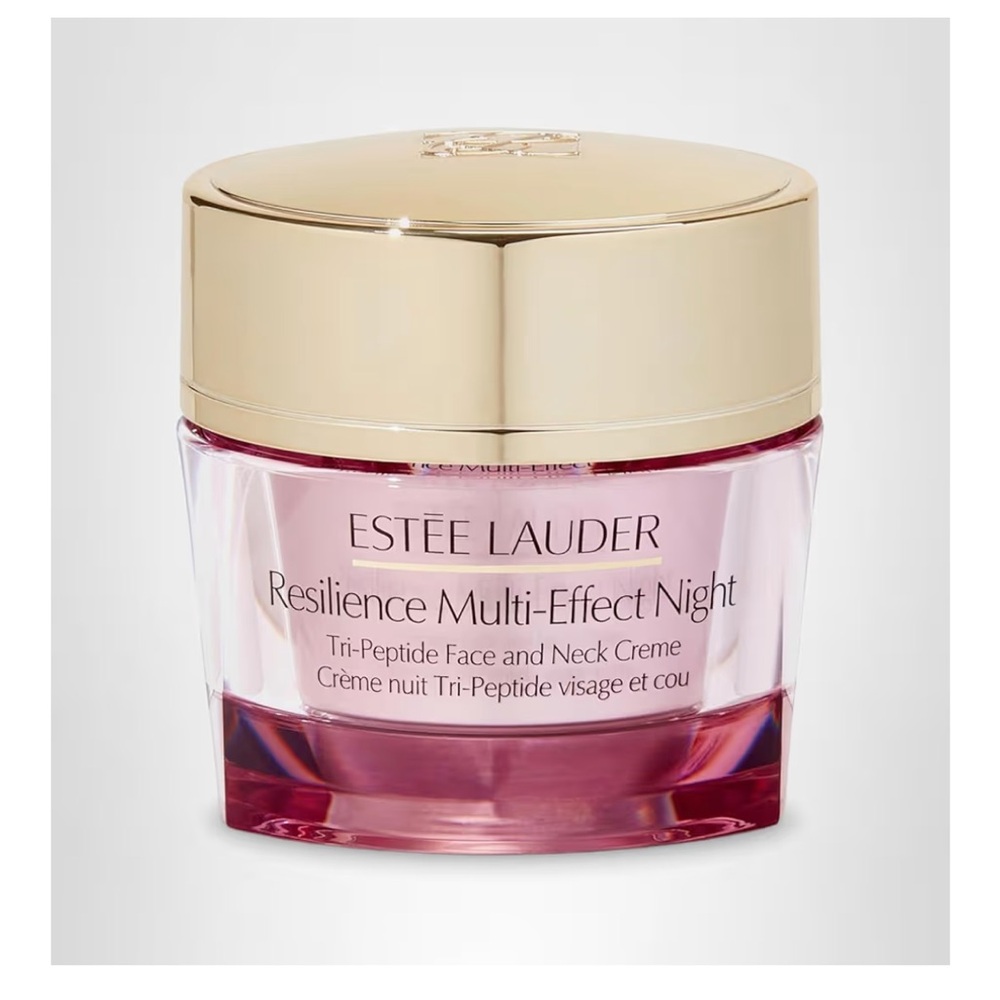Estee Lauder Resilience Multi-Effect Night Creme - White and Gold